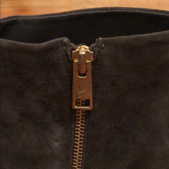 Joie Jalena Suede Wedge Booties - Picture 3 of 6